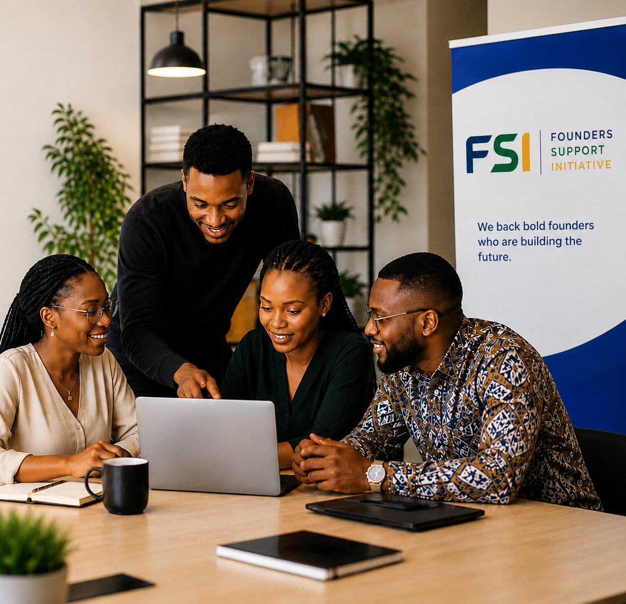 Entrepreneurs working